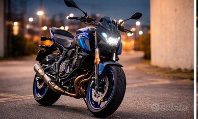Yamaha mt07-2025-3000km-depotenziata-pari al nuovo