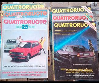 Riviste "Quattroruote" anni 70-80