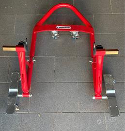 cavalletto posteriore moto con ruote