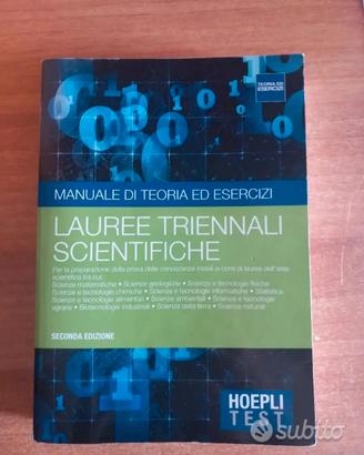 Lauree triennali scientifiche Hoepli test