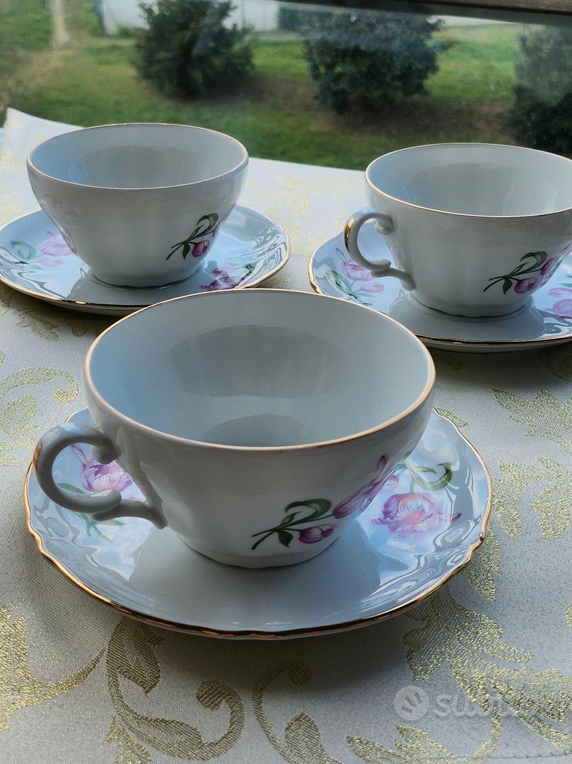 Set 6 tazze cappuccino porcellana Richard Ginori - Arredamento e