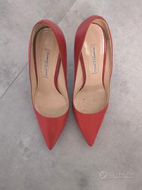 scarpe tacco rosse Roberto festa Milano