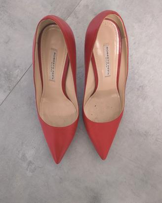 scarpe tacco rosse Roberto festa Milano