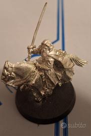 SdA Aragorn a cavallo (spada sguainata) in metallo