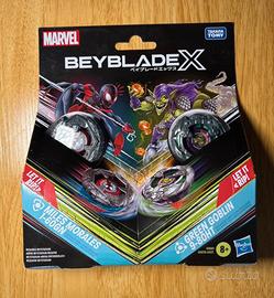 Beyblade X Marvel - Miles Morales vs Green Goblin