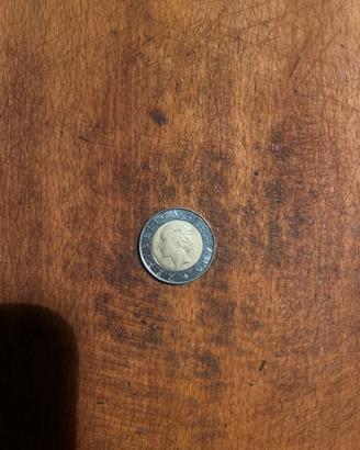 Rara moneta bimettalica 500 lire[Polizia di Stato]