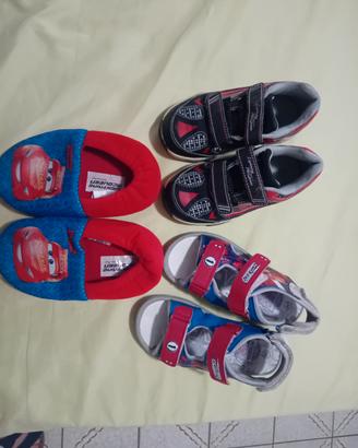 set 3 paia di scarpe n° 26