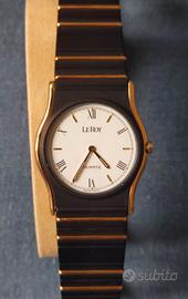 OROLOGIO DONNA LE ROY SWISS MADE PLACCATO ORO NEW