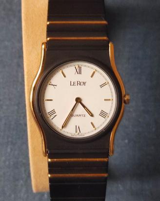OROLOGIO DONNA LE ROY SWISS MADE PLACCATO ORO NEW