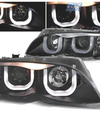 FARI BMW E46 01-05 OCCHI ANGEL TUBE LIGHT LED U FO