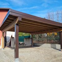 Tettoie in legno su misura