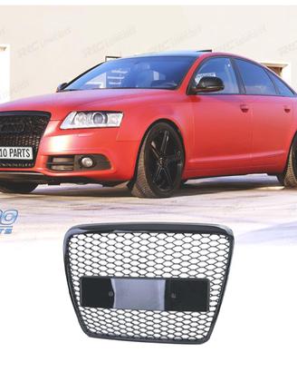 GRIGLIA AUDI A6 C6 4F 08-11 LOOK RS NERO LUCIDO