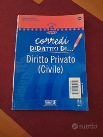 Libro ' Corredi di Diritto Privato' 