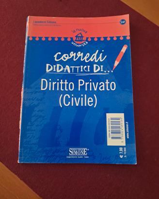 Libro ' Corredi di Diritto Privato' 