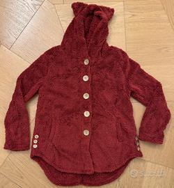 Vestaglia in pile con cappuccio donna tg S