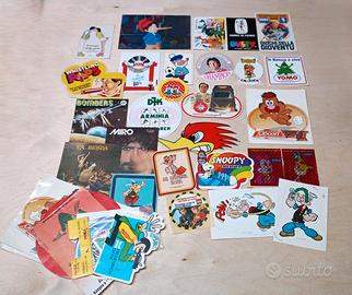 Adesivi anni 80 lotto vario
