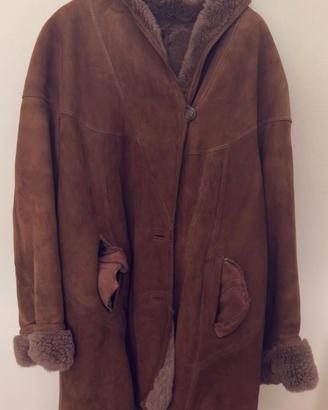 Cappotto / Giacca montone shearling scamosciato