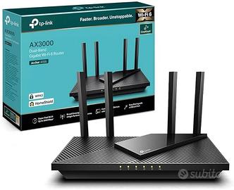 Router tp link ax55 e rete mesh re700 re500