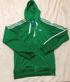 Felpa con zip e cappuccio Adidas TG S