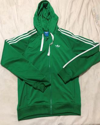 Felpa con zip e cappuccio Adidas TG S