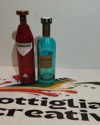 2 BOTTIGLIE VUOTE CORDUSIO E ITALICUS