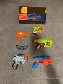 Pistole nerf e dardi