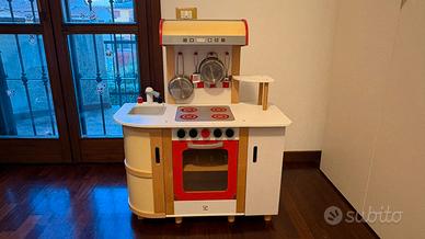 Cucina HAPE in legno E8018 + 5 Kit Accessori