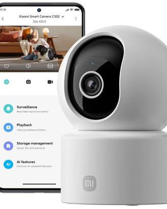 C302 Telecamera WiFi Interno 2K (3MP) con Privacy 