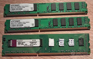 RAM per PC fisso Desktop 6 GB perfette