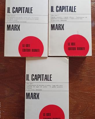 Il Capitale - Karl Marx - 3 volumi