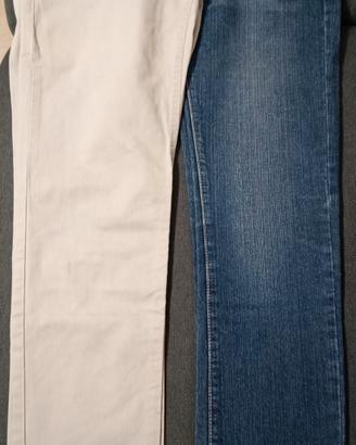 2 paia di pantaloni da ragazzo 13-14 anni