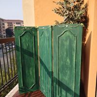 paravento vintage a tre ante 