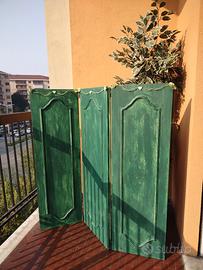 paravento vintage a tre ante 