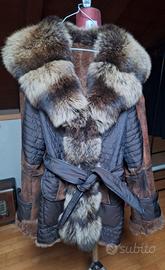 Giacca Pelliccia made in italy  in lapin e Volpe 