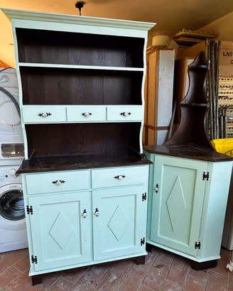 Set mobili cucina credenza e laterale