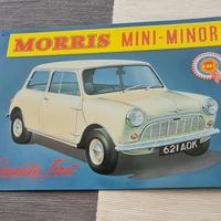 MORRIS MINI MINOR targa da parete in acciaio