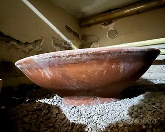 Antica ciotola/vaso in terracotta 80cm