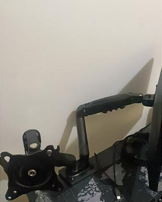 Braccio monitor doppio