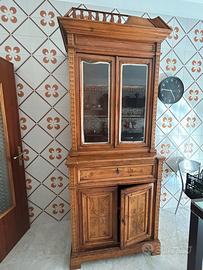 Credenza doppio corpo antica- fine 800/primi 900