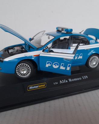 MODELLO ALFA ROMEO 159 BERLINA POLIZIA NO BURAGO
