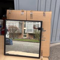 Specchio IKEA nero 70x70 cm – design moderno