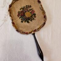 Parafuoco Vittoriano Antico Ricamo Petit Point 
