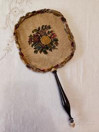 Parafuoco Vittoriano Antico Ricamo Petit Point 