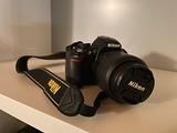 Fotocamera reflex Nikon D3100 + obiettivo 18-55