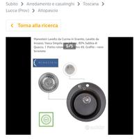 Lavandino tondo da cucina