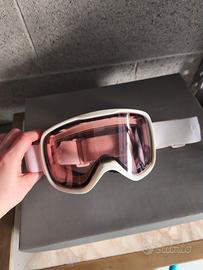 Maschera da Sci/Snowboard – Lente Rosa/Specchiata