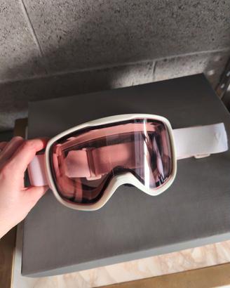 Maschera da Sci/Snowboard – Lente Rosa/Specchiata