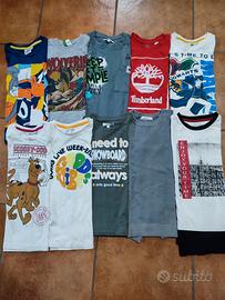 maglia cotone manica lunga tg 7/8 anni