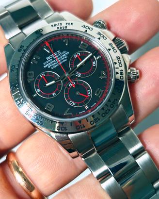 Rolex Daytona oro bianco racing 116509 full ITA