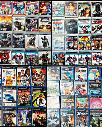 Giochi originali PlayStation 2 e 3 a 10 euro cad.